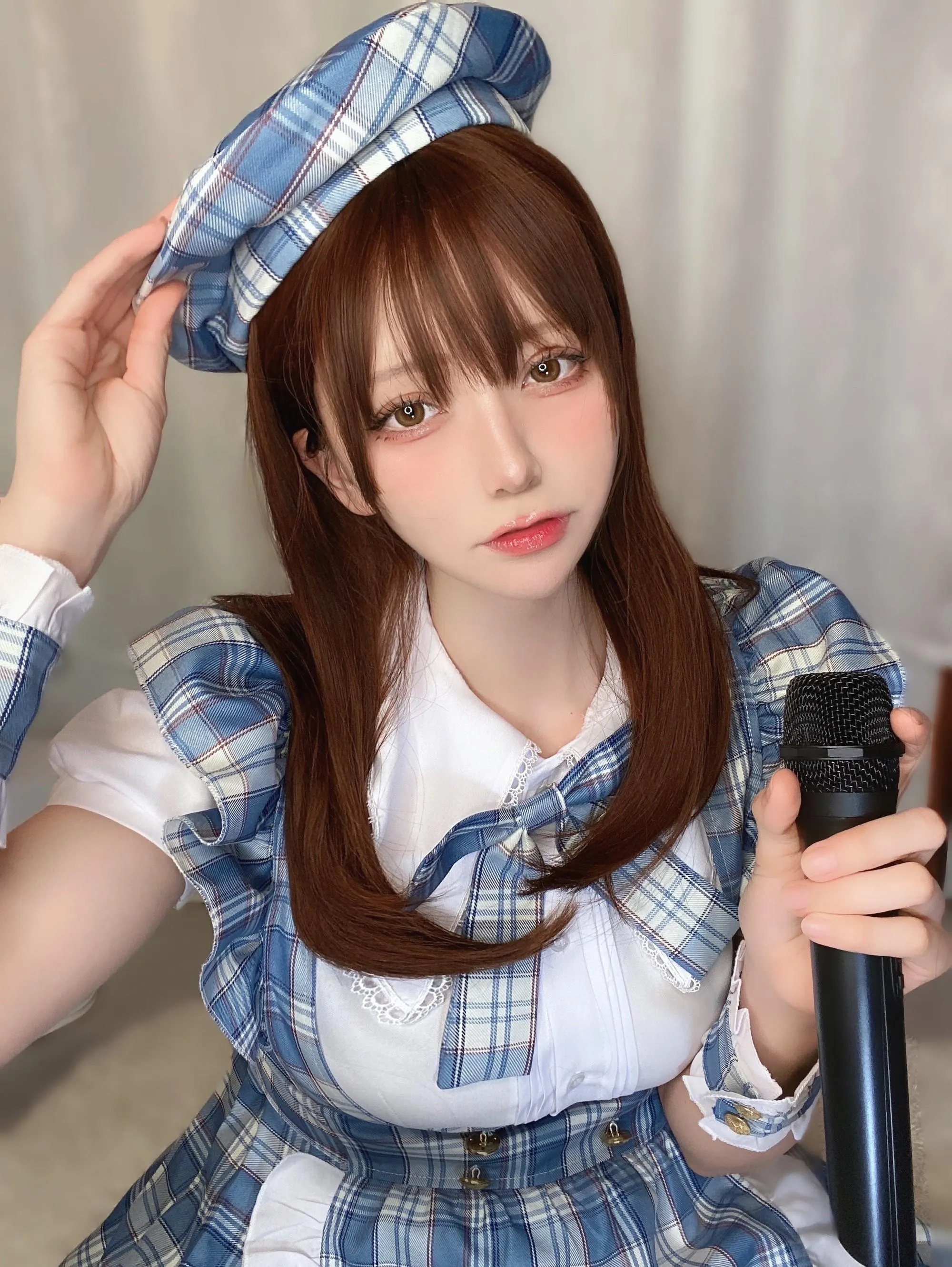 かさぎkasagi – NO.009 Fantia 2022-11月会员订阅-2022-11-29 水色担当です推してくれますか？ [26P]插图1
